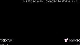 Solo fucked doll, Vanna Bardot is masturbating, into VR