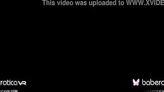 Solo fucked doll, Vanna Bardot is masturbating, into VR