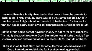 $CLOV Glove Into As Doctor Tampa While He Examines Bratty Orphan Cheer-leader Jasmine Rose Assisted By Nurse Ava Siren, Recorded Inside pov ONLY For GirlsGoneGyno.com