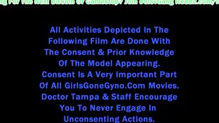 $CLOV Glove Into As Doctor Tampa While He Examines Bratty Orphan Cheer-leader Jasmine Rose Assisted By Nurse Ava Siren, Recorded Inside pov ONLY For GirlsGoneGyno.com