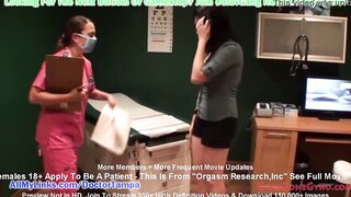 $CLOV - Tina Lee Comet Undergoes INSANE Orgasm Research While Tied At The Gloved Hands of Doctor Tampa & Nurse Nyxon ONLY At GirlsGoneGyno.com