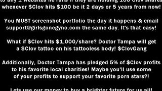 $CLOV - Tina Lee Comet Undergoes INSANE Orgasm Research While Tied At The Gloved Hands of Doctor Tampa & Nurse Nyxon ONLY At GirlsGoneGyno.com