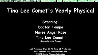 $CLOV - Tina Lee Comet Undergoes INSANE Orgasm Research While Tied At The Gloved Hands of Doctor Tampa & Nurse Nyxon ONLY At GirlsGoneGyno.com
