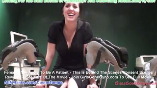 $CLOV - Tina Lee Comet Undergoes INSANE Orgasm Research While Tied At The Gloved Hands of Doctor Tampa & Nurse Nyxon ONLY At GirlsGoneGyno.com