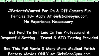 $CLOV - Tina Lee Comet Undergoes INSANE Orgasm Research While Tied At The Gloved Hands of Doctor Tampa & Nurse Nyxon ONLY At GirlsGoneGyno.com
