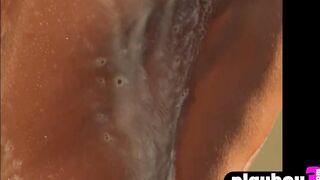 Bald vagina performer Carmella Decesare passion teasing nude and totally soak