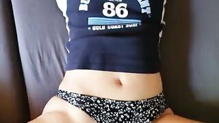 'Sshhhh or they will hear us!'. sexy chinese cunt with mouth gets cummed!