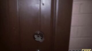 DEBT4k. Eighteen with sexual lips lets the debt collector use her vagina