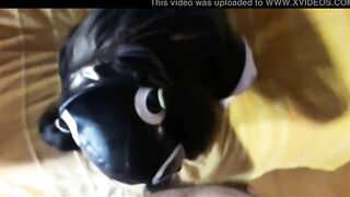 Laura on Heels amateur 2021 hard bj and deep throat on african Beauty outfit pov