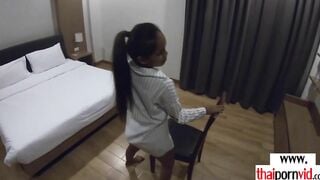 Amateur Thai teenagers Cherry fucking her BWC mistress after a erotic striptease