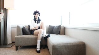 【個人撮影】奇跡の18歳 現役モデル アイドルとの撮影会 密室ホテルでの生乳、生まんこ、気持ちよさに困惑→アヘ顔を記録した極秘の個人撮影会
