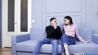 Filthy Flix - Insatiable nerdy eighteen Emily Wilson fucking