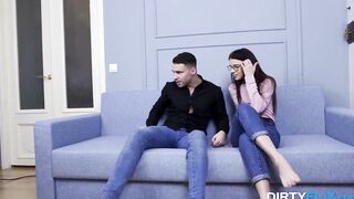 Filthy Flix - Insatiable nerdy eighteen Emily Wilson fucking