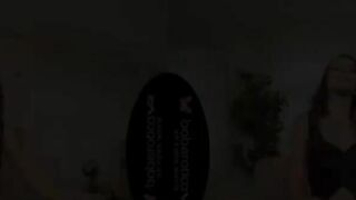 Solo banged doll, Victoria Daniels is masturbating, inside VR