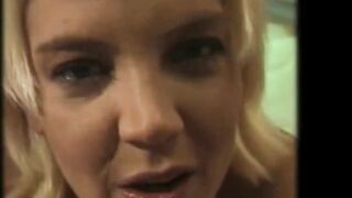 Blonde Wifey Inserting Her Vibrator Deep Having Fun Alone