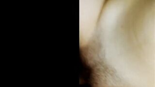 Cheating hubby fucks my tight Unshaved TWAT on a squeaky table!