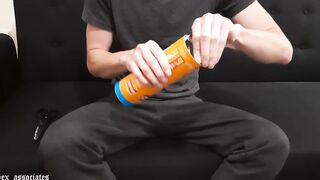 Prank with the Pringles can or how to Trick (fool) your Lover. Step by Step Guide (instruction)