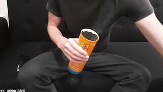 Prank with the Pringles can or how to Trick (fool) your Lover. Step by Step Guide (instruction)