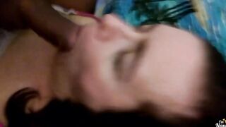 Amateur mouth penetration