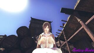 Attack on titans Cartoon 3D - Sasha is pounded while on a mission and liking like a bitch
