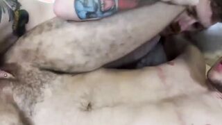 Attractive youthful FTM man pussy licked and banged energetically