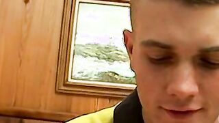 Bryce Corbin cant enjoy a cigarette without jerking off