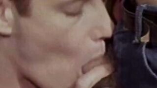 Retro miners took a break for dick sucking and wild bareback