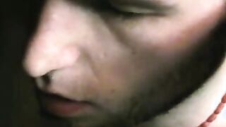 Nubile young man reshapes homo mouth with big cock