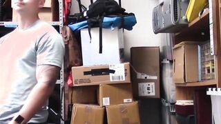 Hot inked thief gets barebacked by officers huge black dick