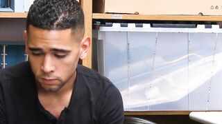 Security officer destroys young Latino shoplifters ass