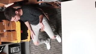 Twink thief starts enjoying his bareback punishment