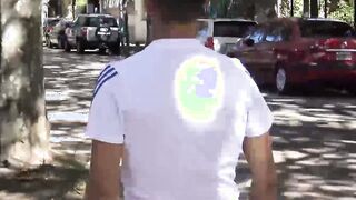 Young Latino gets paid to be barebacked for the first time