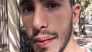Young Latino gets paid to be barebacked for the first time
