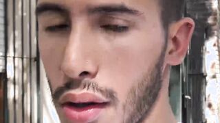 Young Latino gets paid to be barebacked for the first time