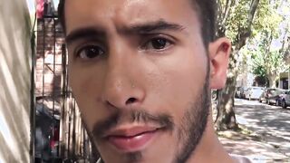 Young Latino gets paid to be barebacked for the first time