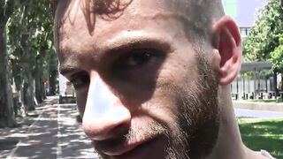 Horny bearded Latino getting raw banged POV style