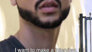 Stunning young Latino barebacked by a stranger for money