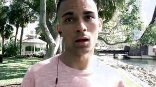 Latino straighty getting bareback banged hard in POV