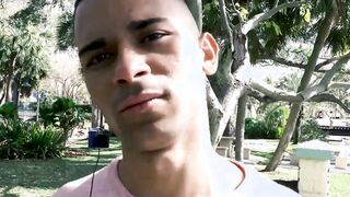 Latino straighty getting bareback banged hard in POV