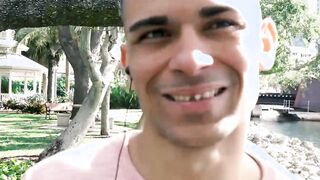 Latino straighty getting bareback banged hard in POV