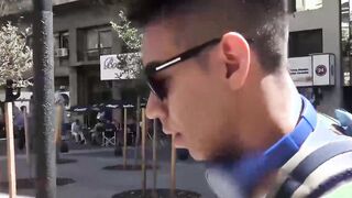 Pretty young Latino being barebacked and fed with cum in POV