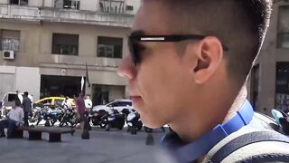 Pretty young Latino being barebacked and fed with cum in POV