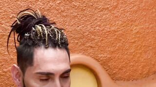 Straight Latino jock turns gay and pounds stranger bareback