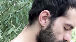 Straight latino twink sucks cock in public bareback 3way Hoe 2