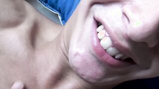 Cute straight Latino barebacked for the first time for money