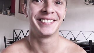 Cute straight Latino barebacked for the first time for money