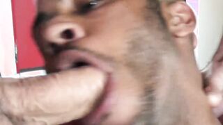 Straight jock takes money for raw bareback threesome POV Hoe 2
