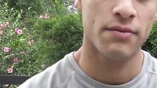 Young Latino twink finally has gay sex for the first time