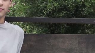 Young Latino twink finally has gay sex for the first time