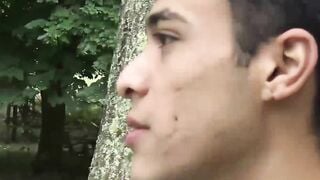Young Latino twink finally has gay sex for the first time